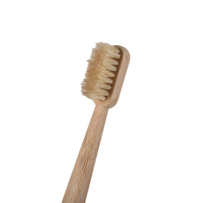100% Natural Boar Bristle Bamboo Toothbrush